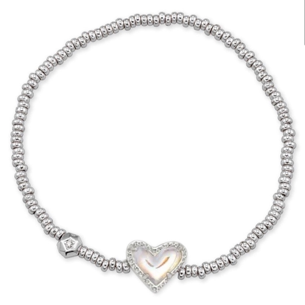 Silver Heart Kendra Scott Bracelet